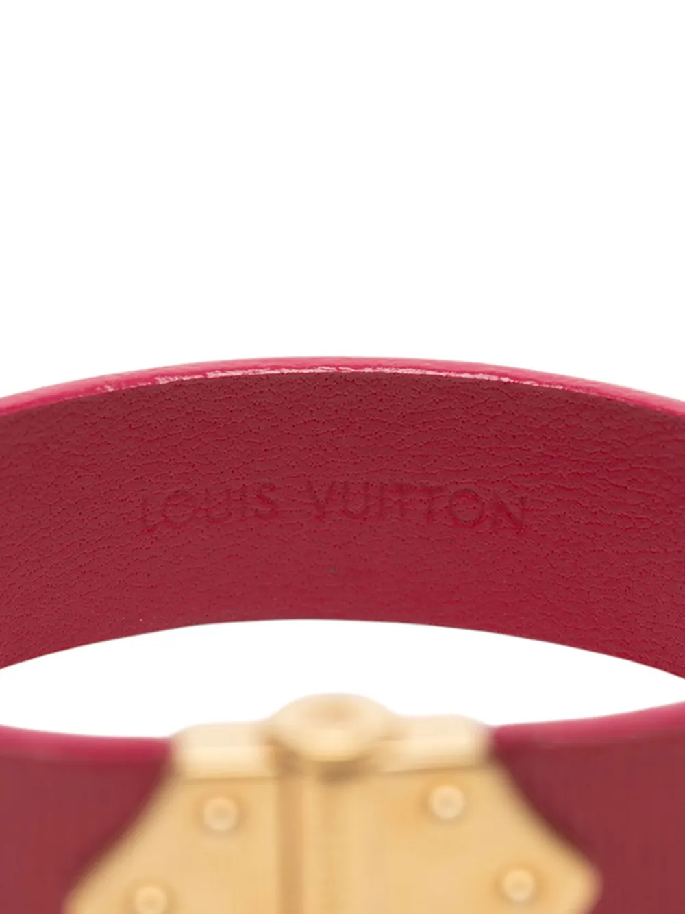 LOUIS VUITTON Pre-owned 2013 Epi Spirit Bracelet Costume Bracelet In Red