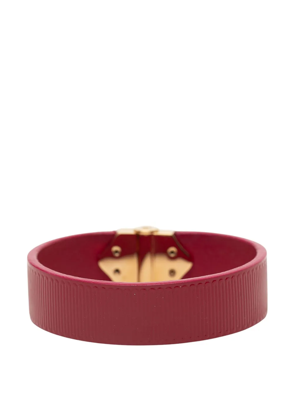 LOUIS VUITTON Pre-owned 2013 Epi Spirit Bracelet Costume Bracelet In Red