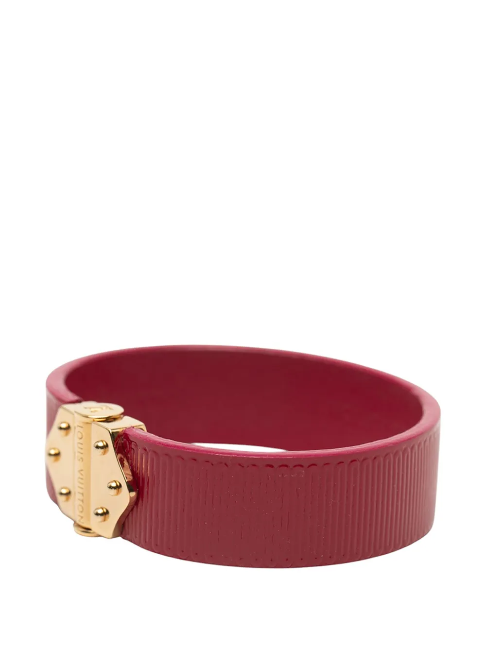 LOUIS VUITTON Pre-owned 2013 Epi Spirit Bracelet Costume Bracelet In Red