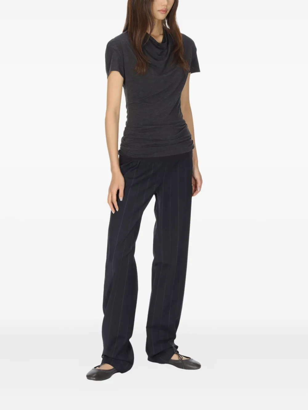 Paloma Wool Cowl Neck Raffa Top In Black