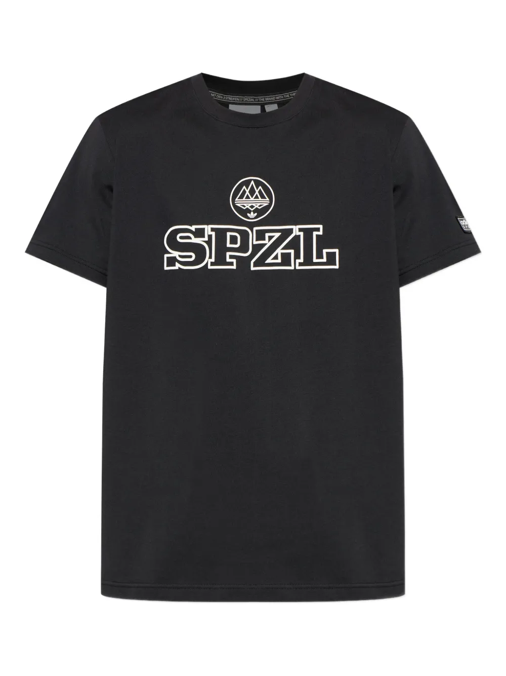 adidas SPZL logo-printed T-shirt Zwart