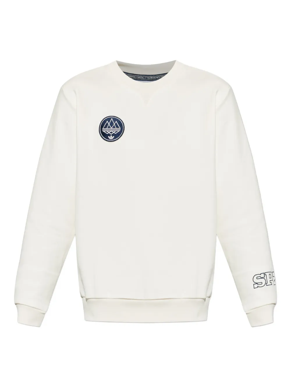 adidas SPZL logo-patch crew-neck sweatshirt - Toni neutri
