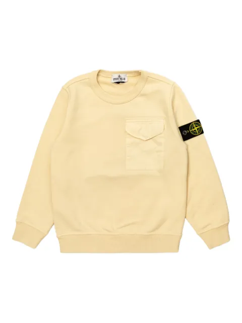 Stone Island Junior sweat à poche poitrine