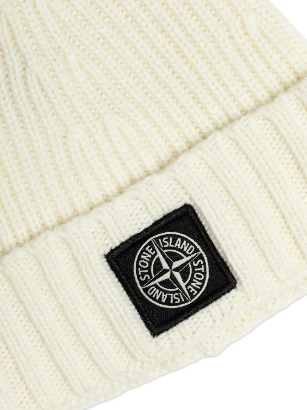 Stone Island Buttoned Logo-detailed Cardigan (set Of Three) In White