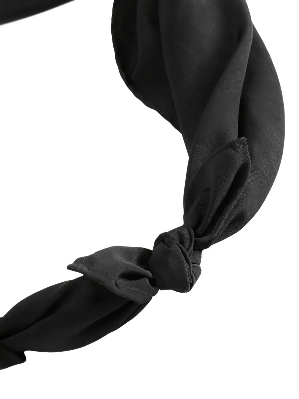 Y's Knotted-detail Tote Bag In Black