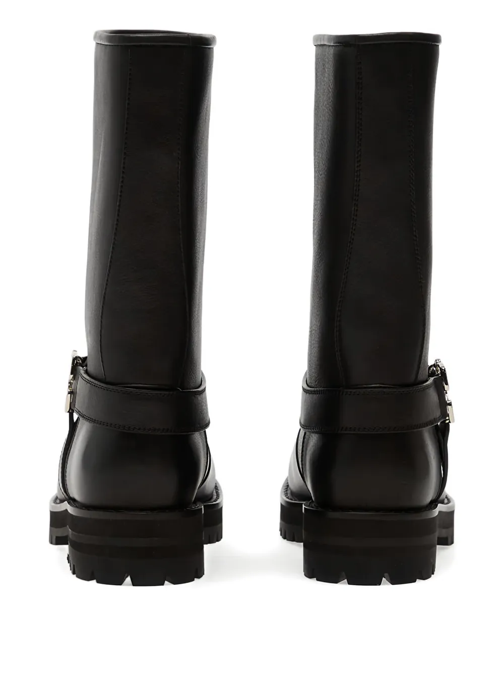 Off-White Wandelllaarzen met gesp Zwart