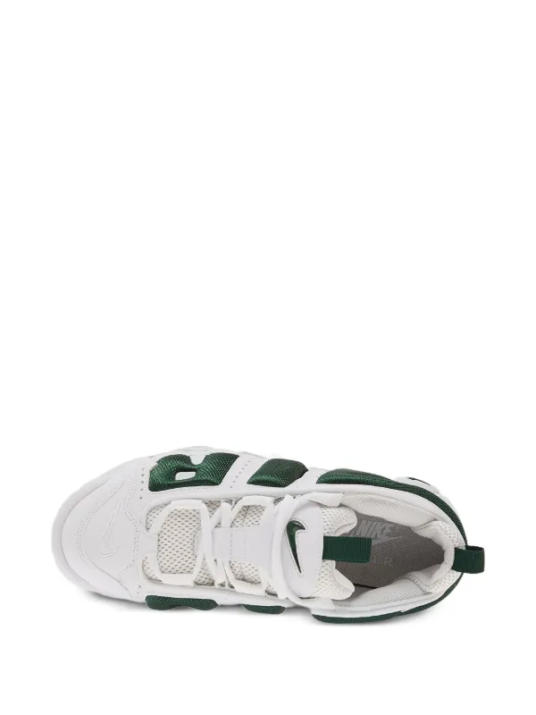 NIKE AIR MORE UPTEMPO LOWホワイト グリーン Nike Air More Uptempo Low Sneakers | White | FARFETCH