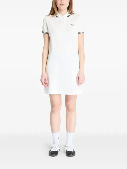 Fred Perry polo-collar mini dress