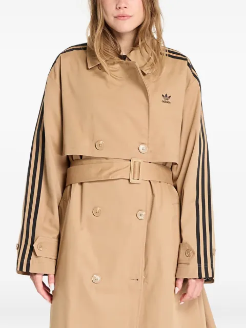 adidas twill 3-Stripes trench coat