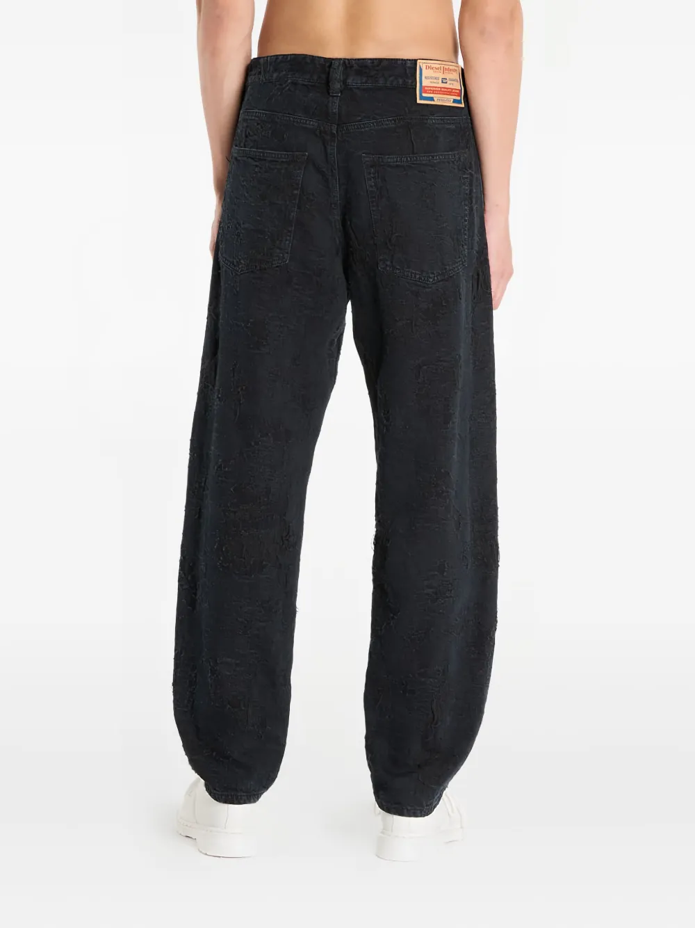 Diesel 2024 D-Macs gerafelde jeans Blauw