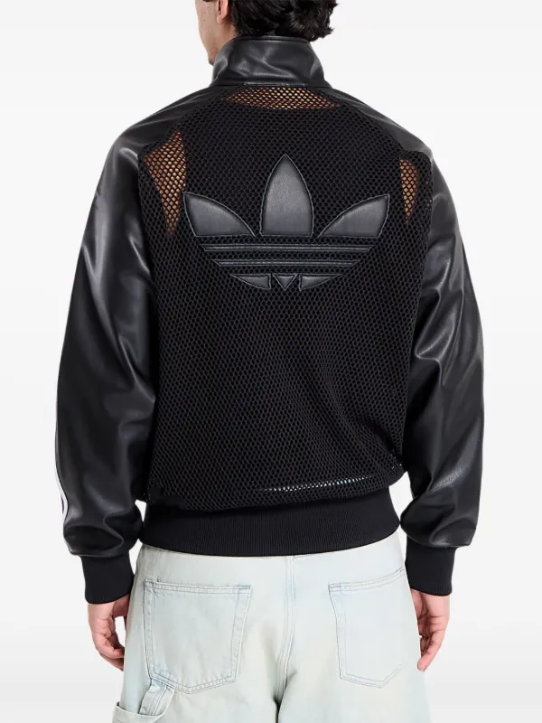 adidas JEREMYSCOTT アディダス ジェレミー レザージャケット Adidas x Jeremy Scott Jacket | Black | FARFETCH