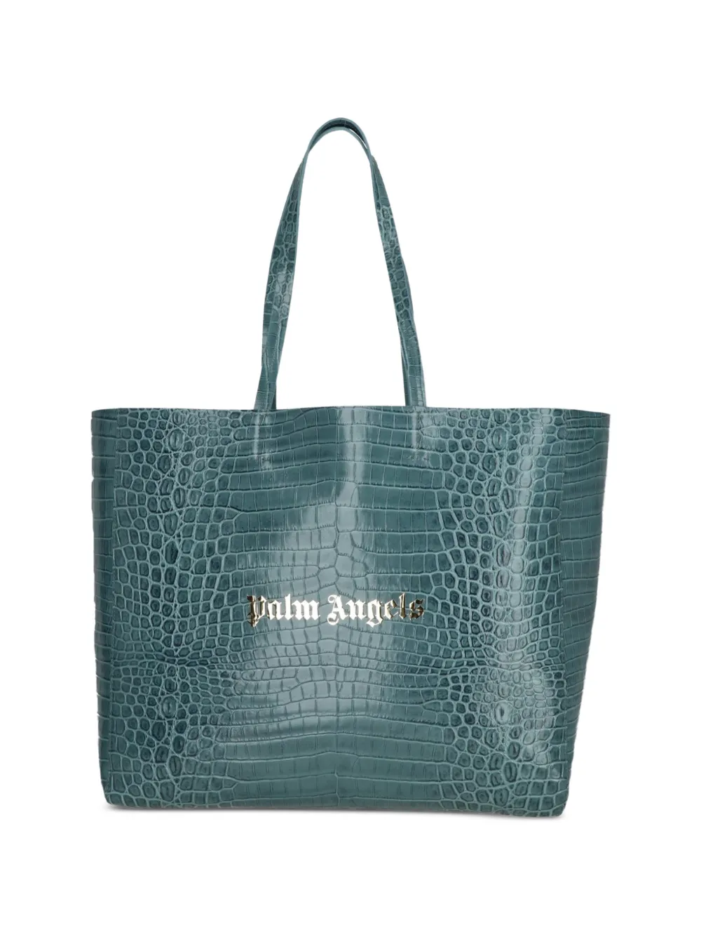 Palm Angels crocodile-effect tote bag - Blu