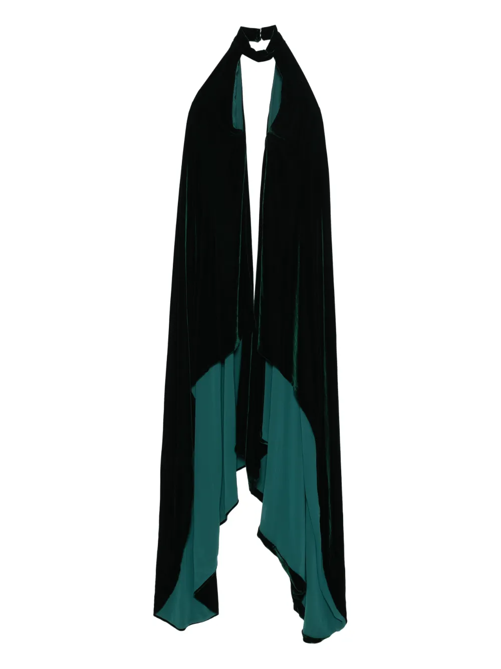 Costarellos abrigo con cuello halter | verde | Image 1