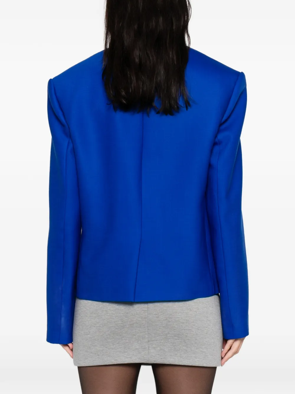 David Koma Double-breasted Jacket In Blue