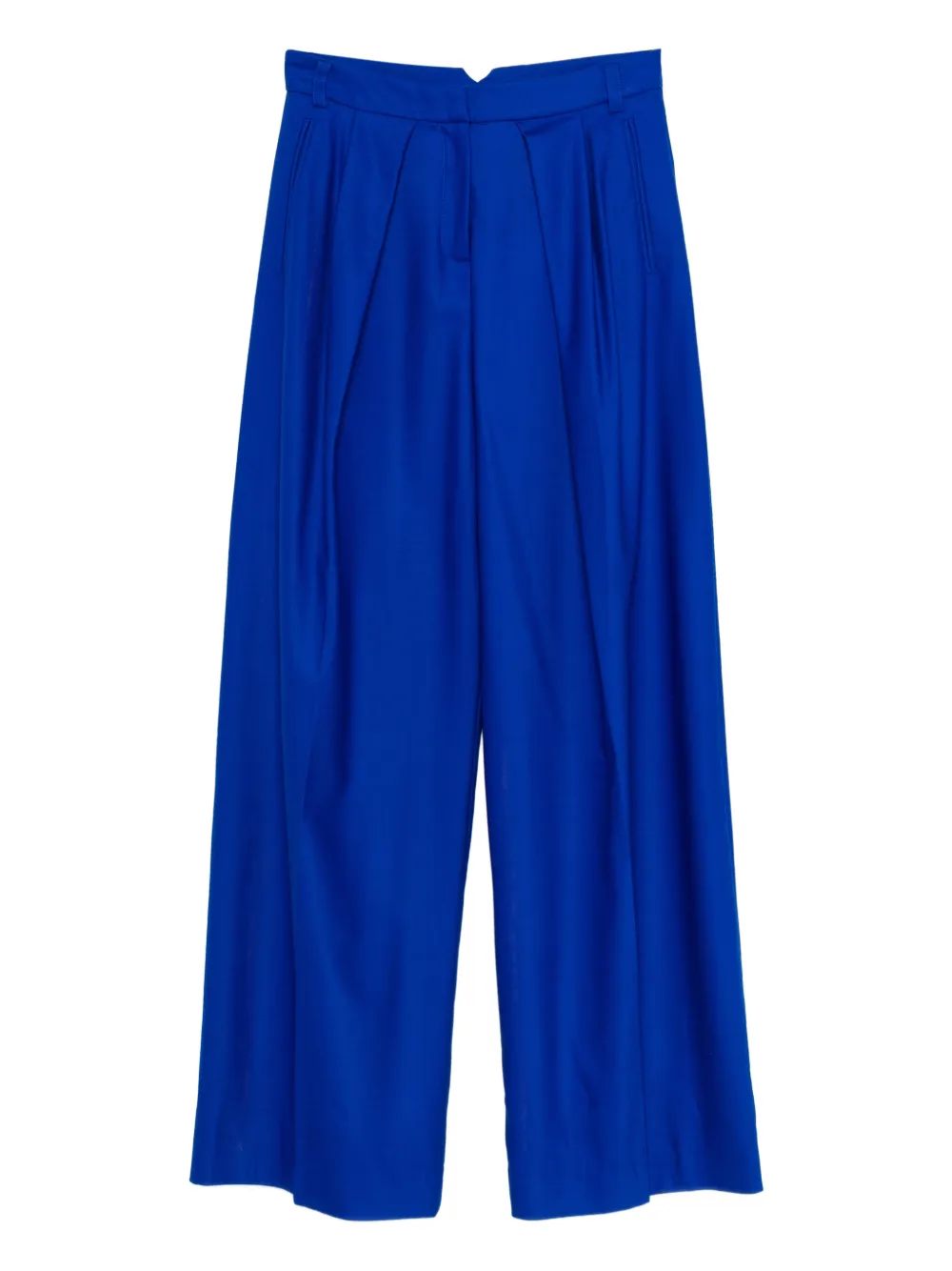 David Koma pleated-front trousers | Blue | Image 1