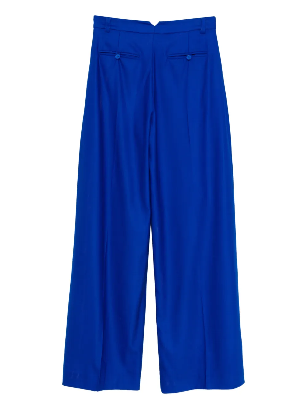 David Koma pleated-front trousers - Blauw
