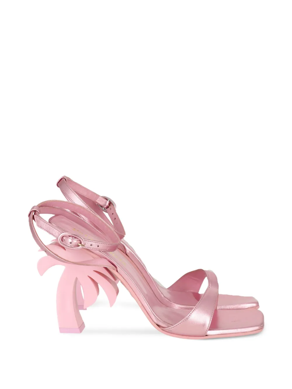 Palm Angels Sandalen met vierkante neus Roze