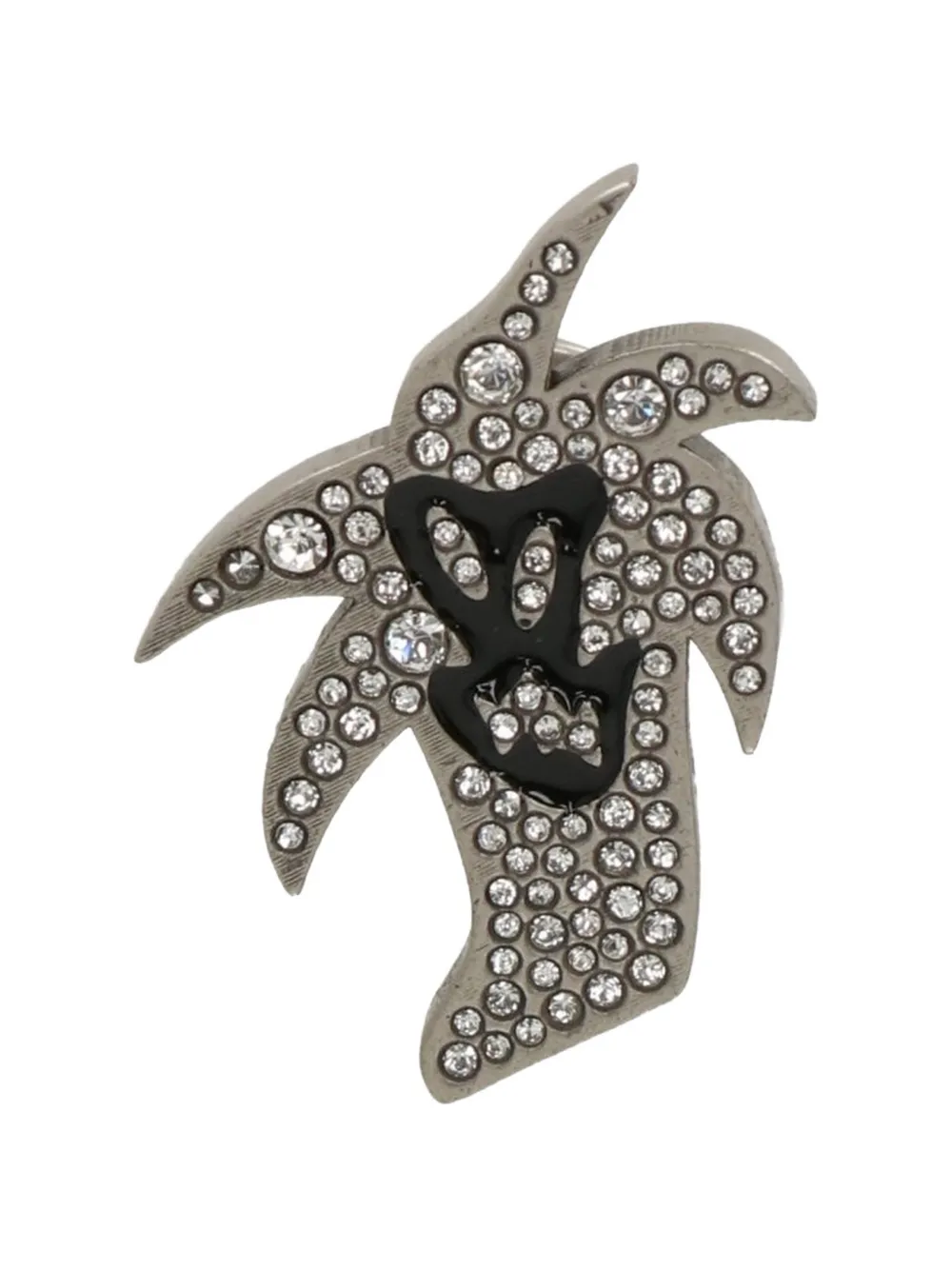 Palm Angels embellished brooche - Argento