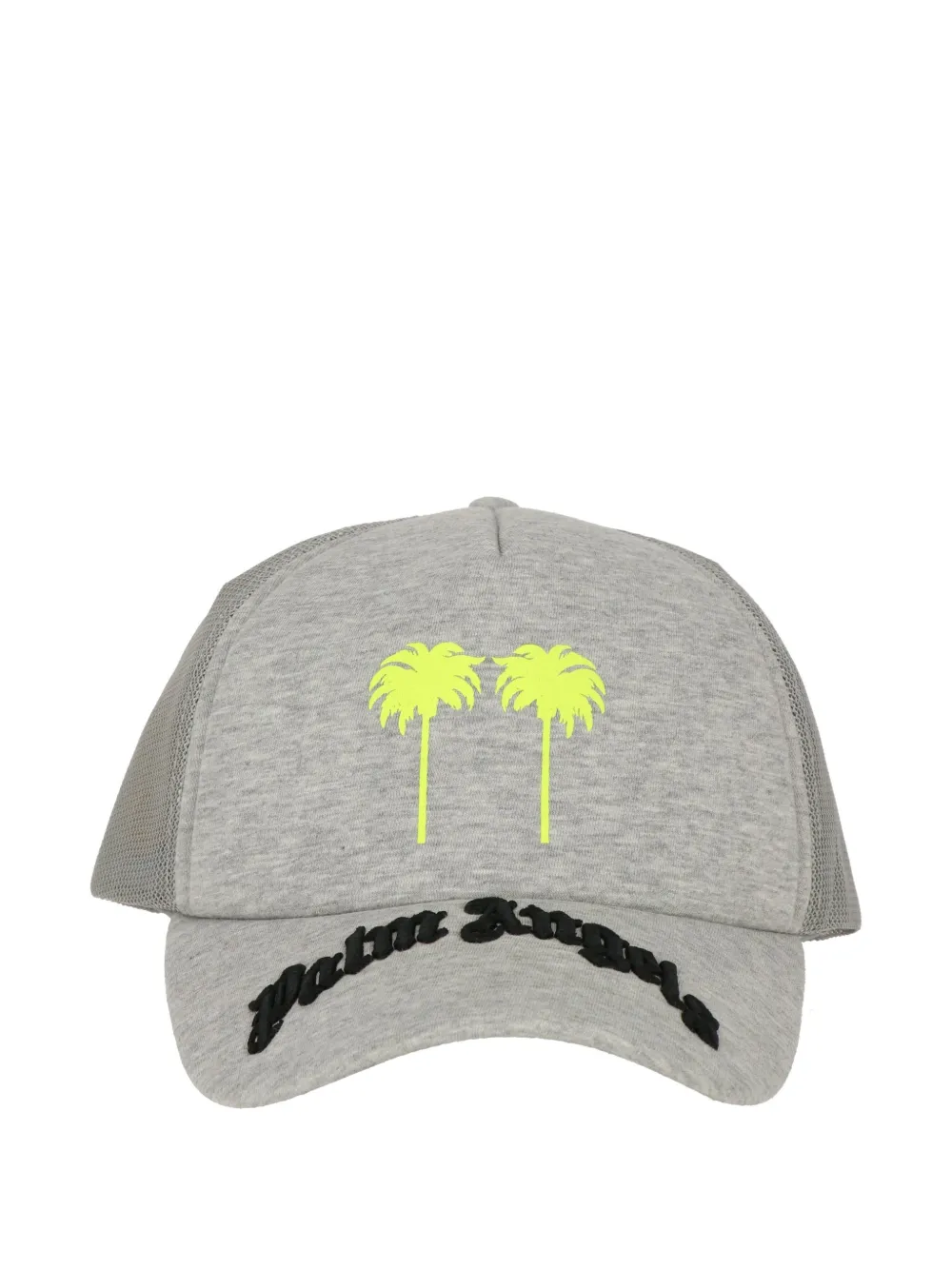 Palm Angels logo-detail hat - Grigio