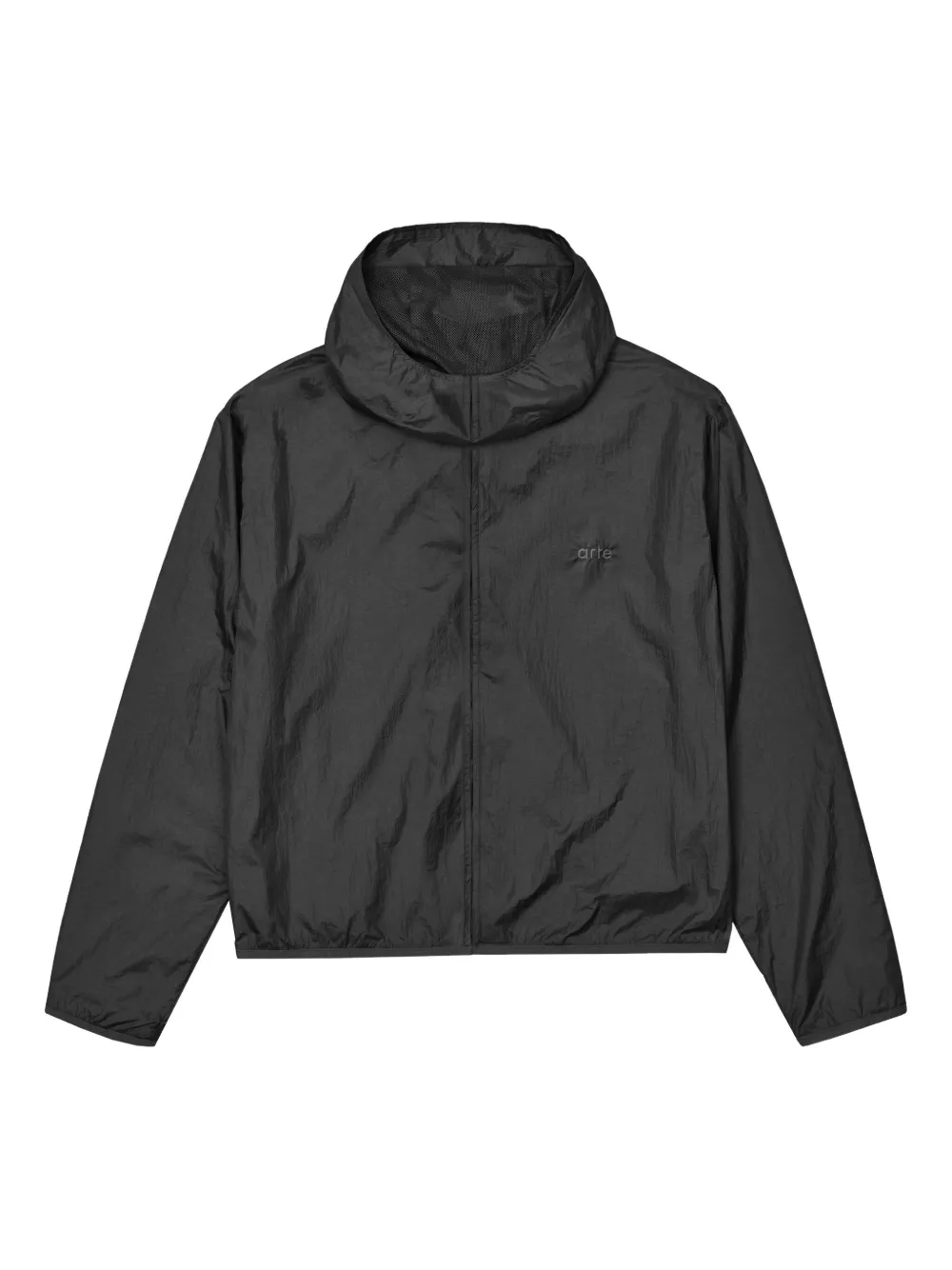 Arte Antwerp Giacca con cappuccio e logo - Nero