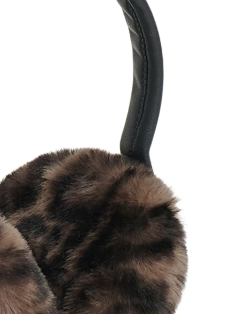 Apparis Esme leopard-print ear muffs Bruin