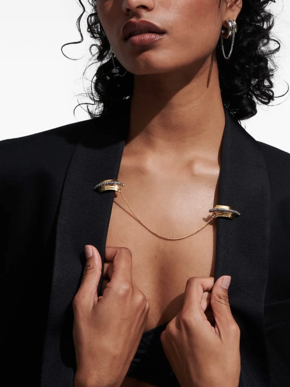 Demarson New York Ruby Clip In Gold