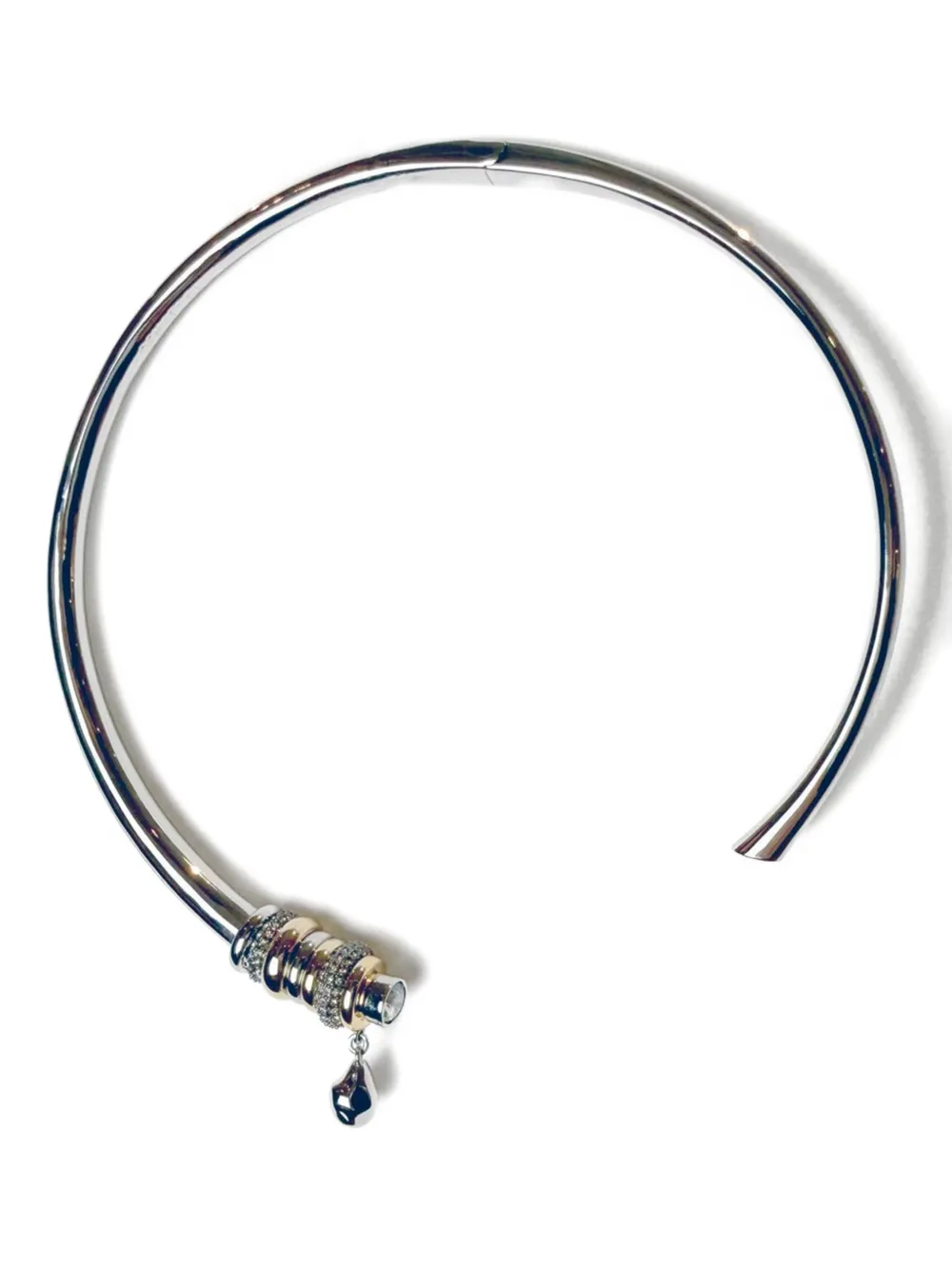 Demarson New York James Necklace In Silver