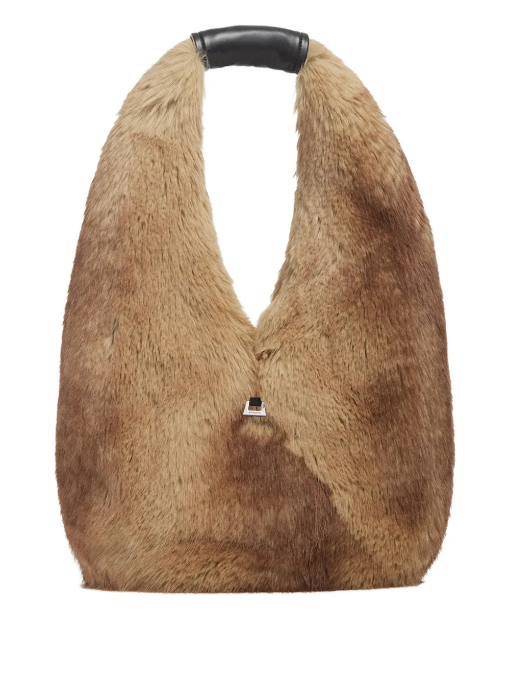Apparis Colette Faux-fur Shoulder Bag In Brown