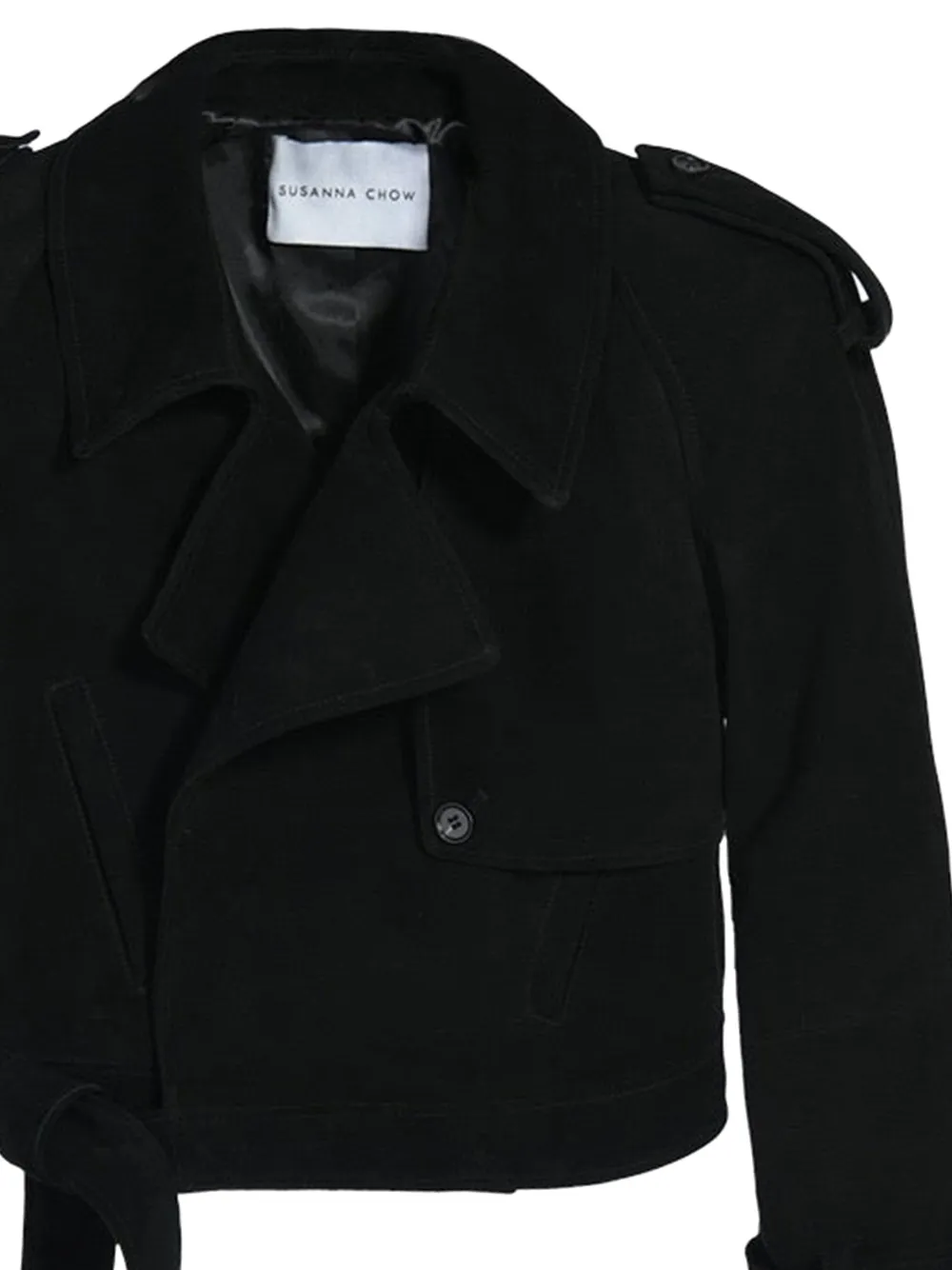 Susana Chow Natasha belted suede Jacket | Leather Jackets | Image 2