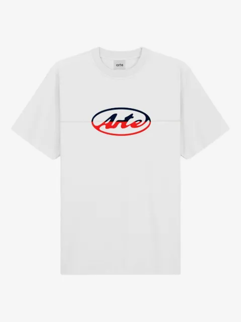 Arte Antwerp playera con logo ovalado
