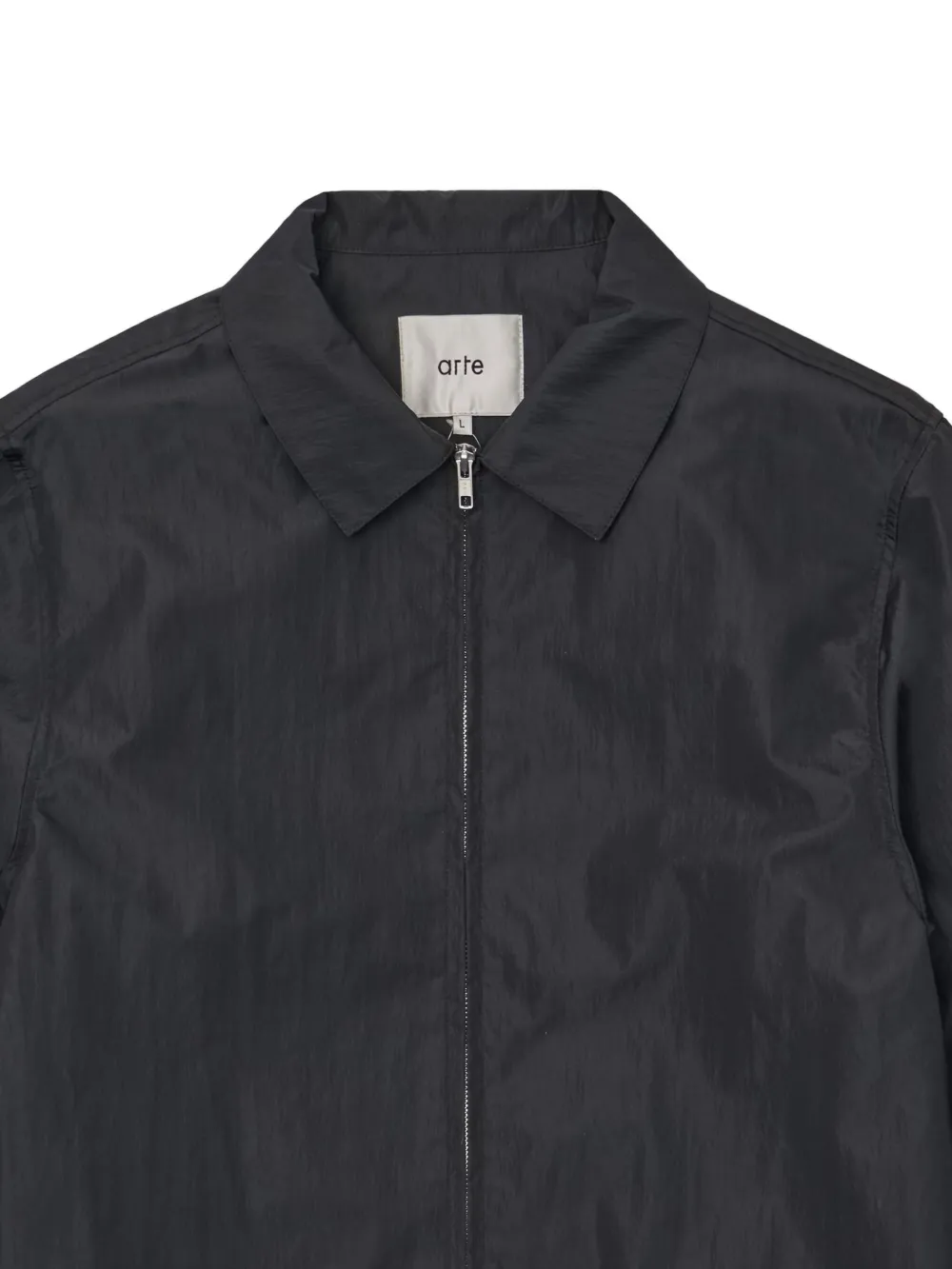 Arte Antwerp Shirtjack met rits Zwart