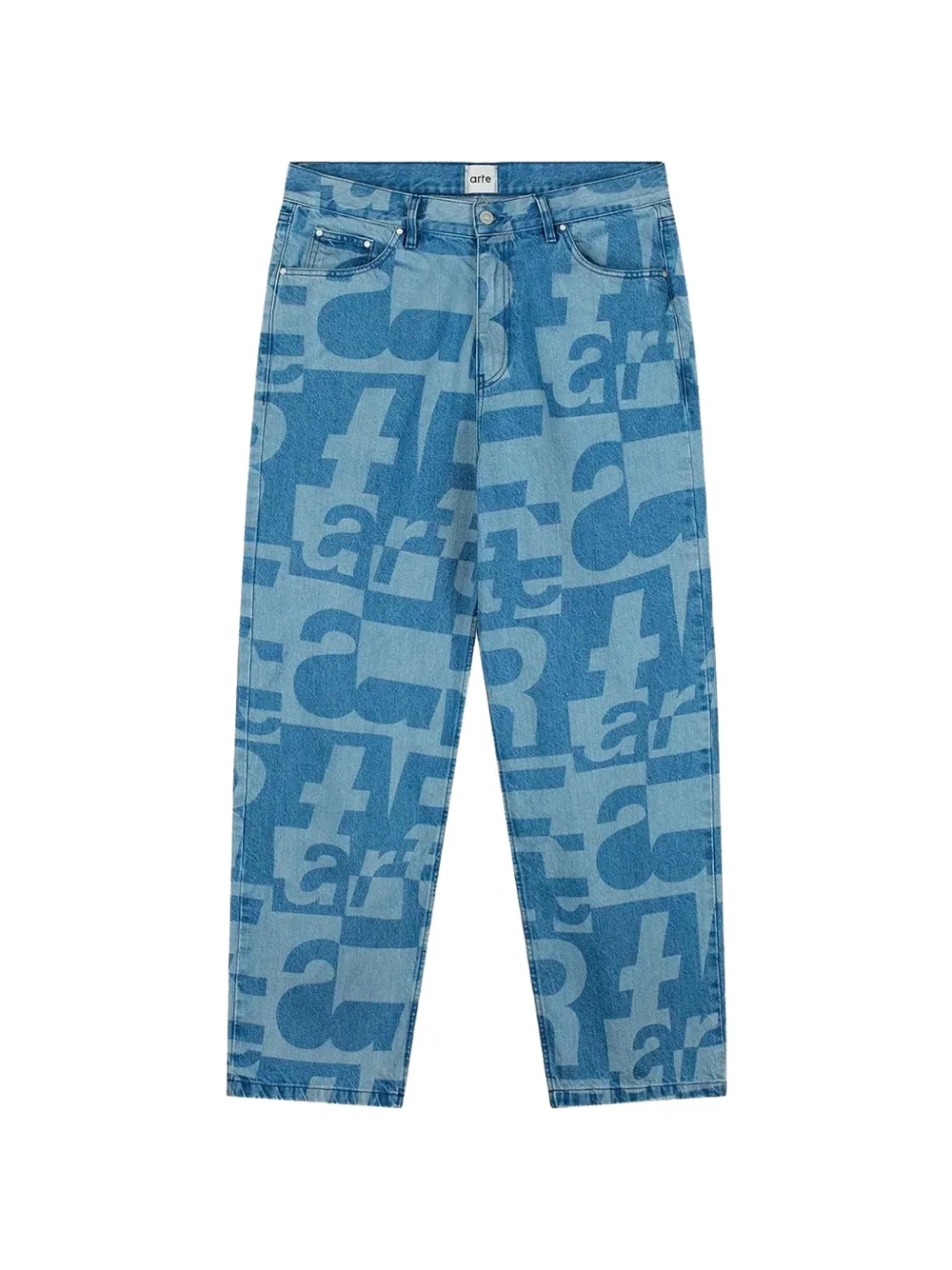Arte Antwerp Jeans con bottoni - Blu