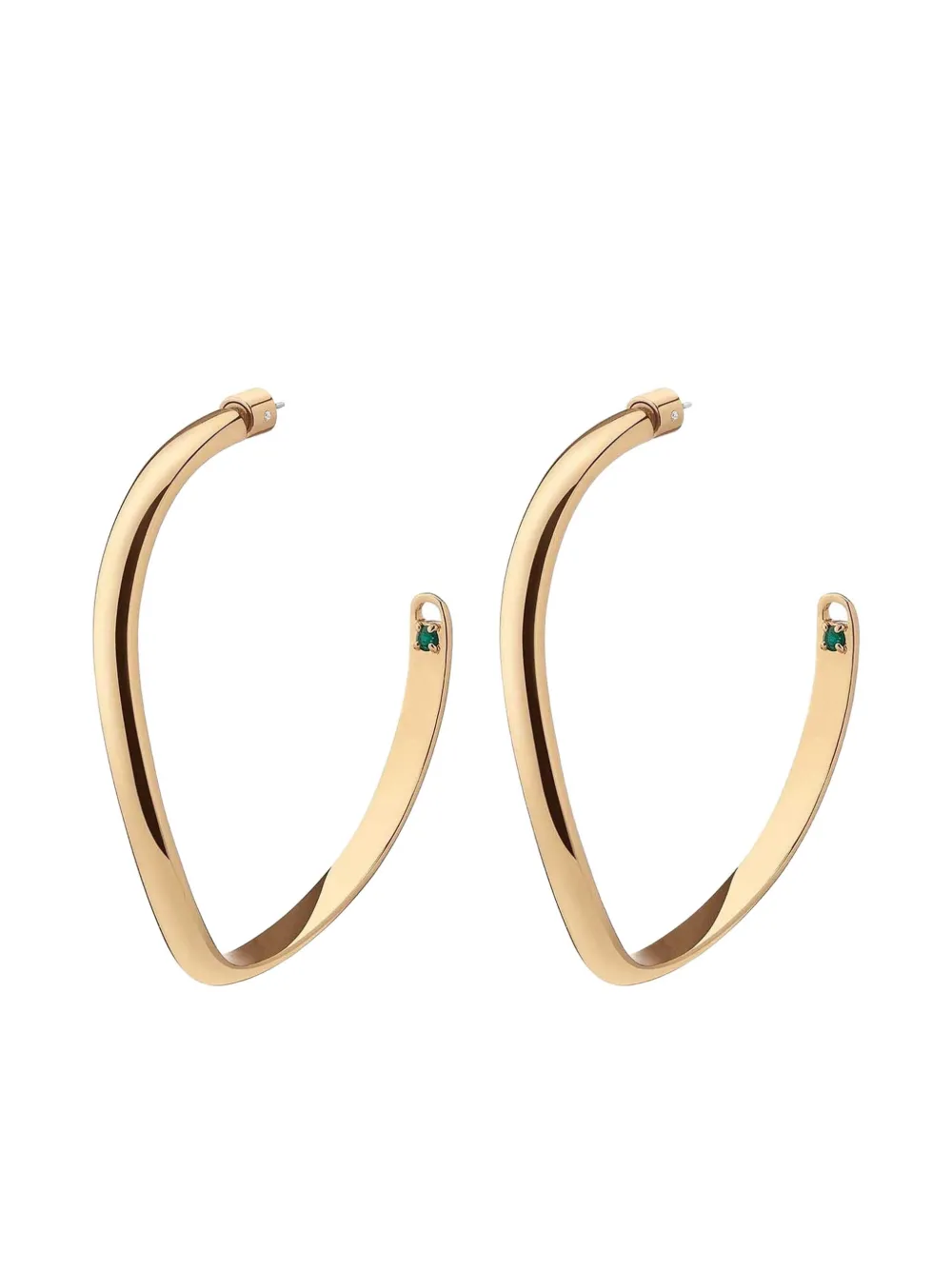 DEMARSON New York Calypso hoop earrings - Oro