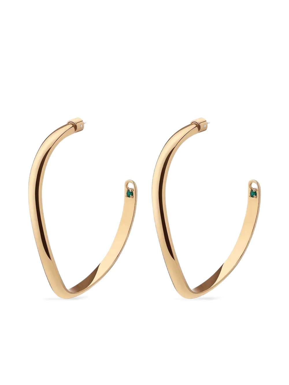 DEMARSON New York Calypso hoop earrings - Oro