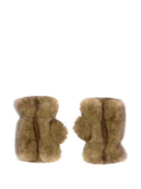 Apparis Ariel faux-fur fingerless gloves