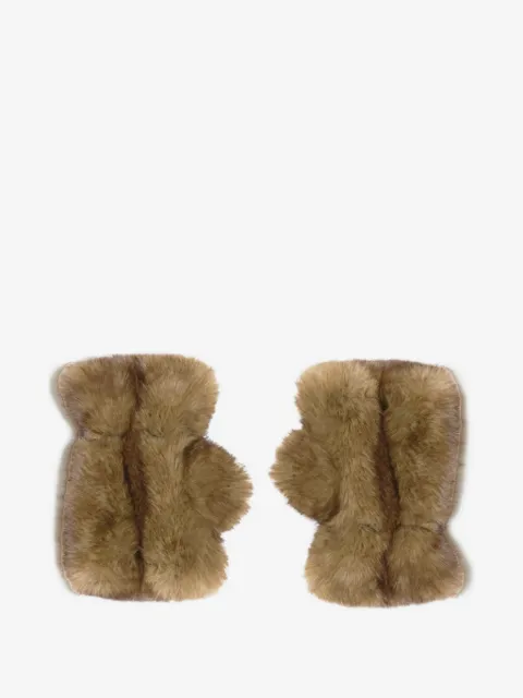 Apparis Ariel faux-fur fingerless gloves