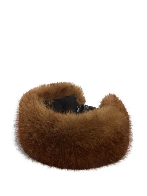 Apparis Eleni faux-fur headband