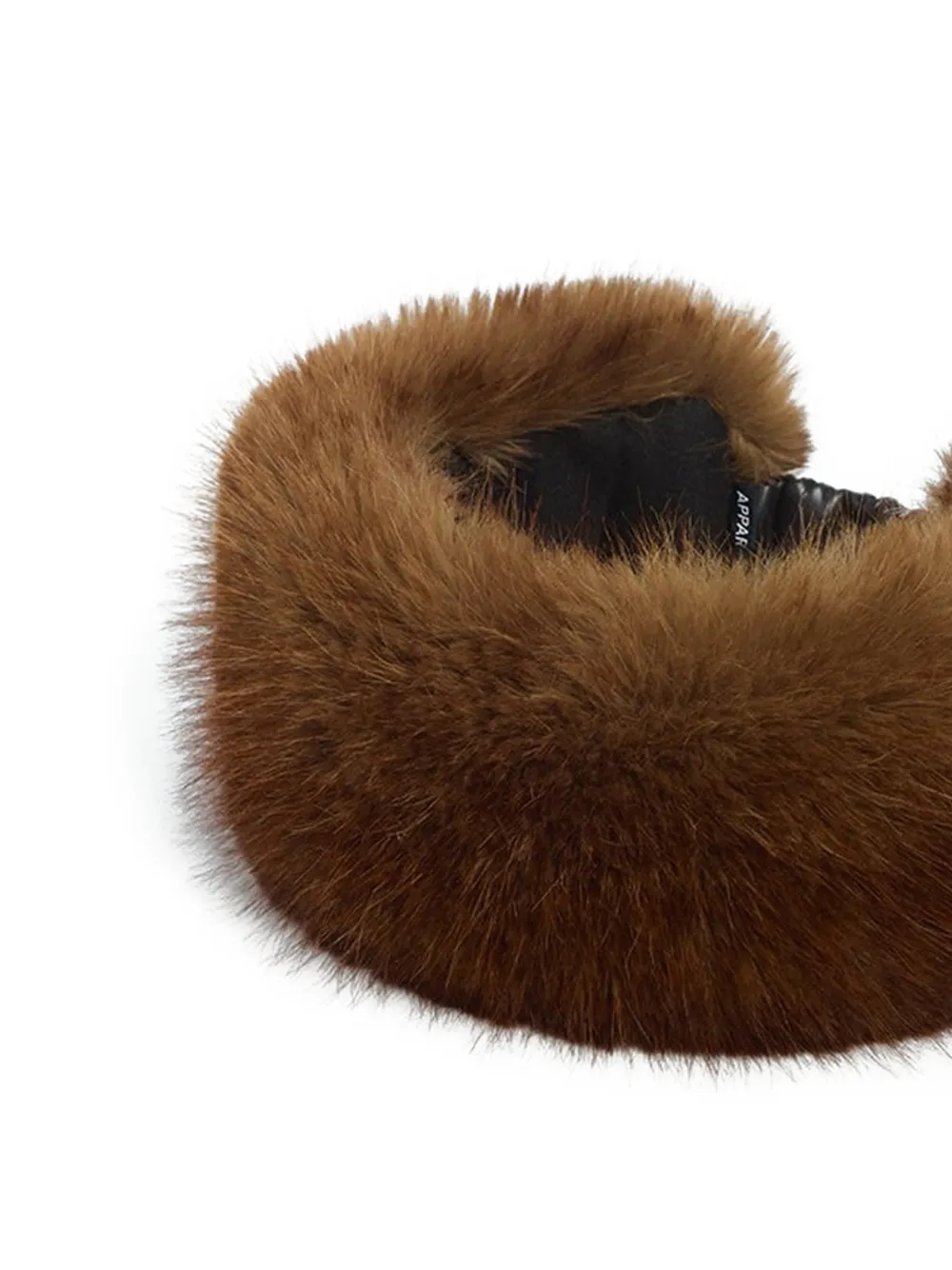 Apparis Eleni Faux-fur Headband In Brown