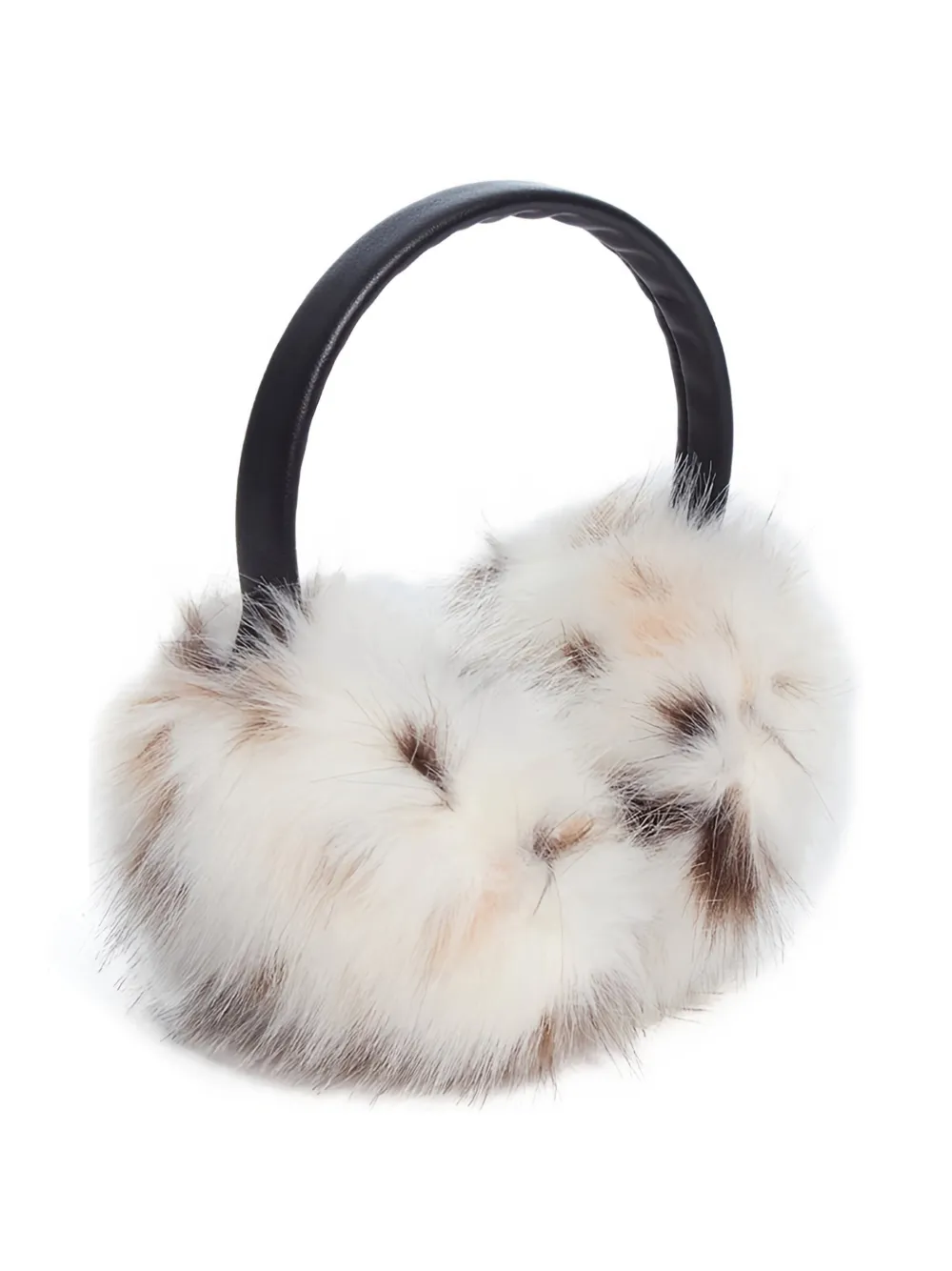 Apparis Esme Animal-print Ear Muffs In White