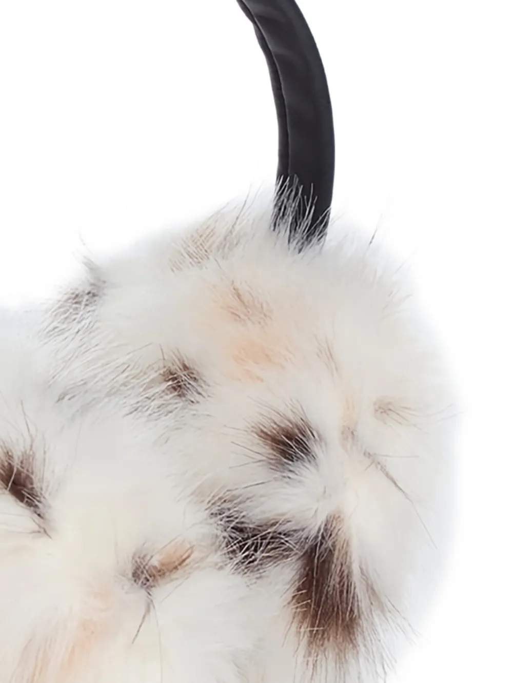 Apparis Esme Animal-print Ear Muffs In White