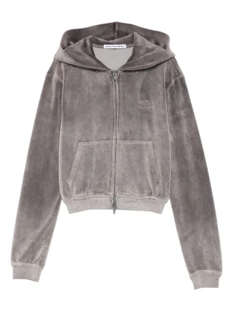 Alexander Wang embellished hooded sweater