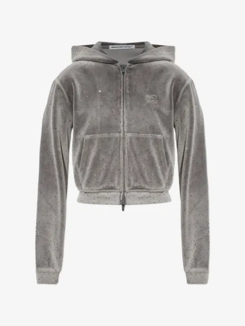 Alexander Wang Verzierter Pullover mit Kapuze