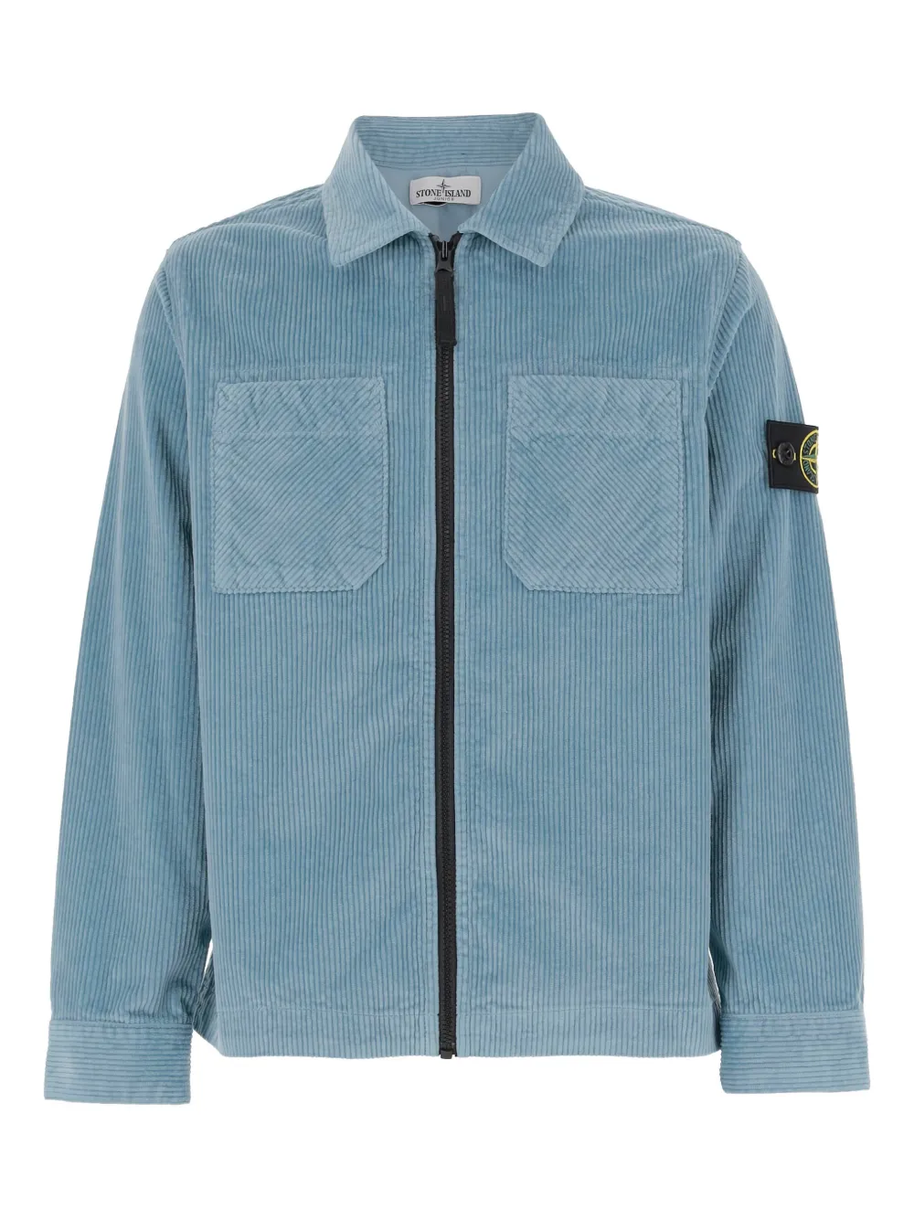 Stone Island Junior Giacca con applicazione - Blu