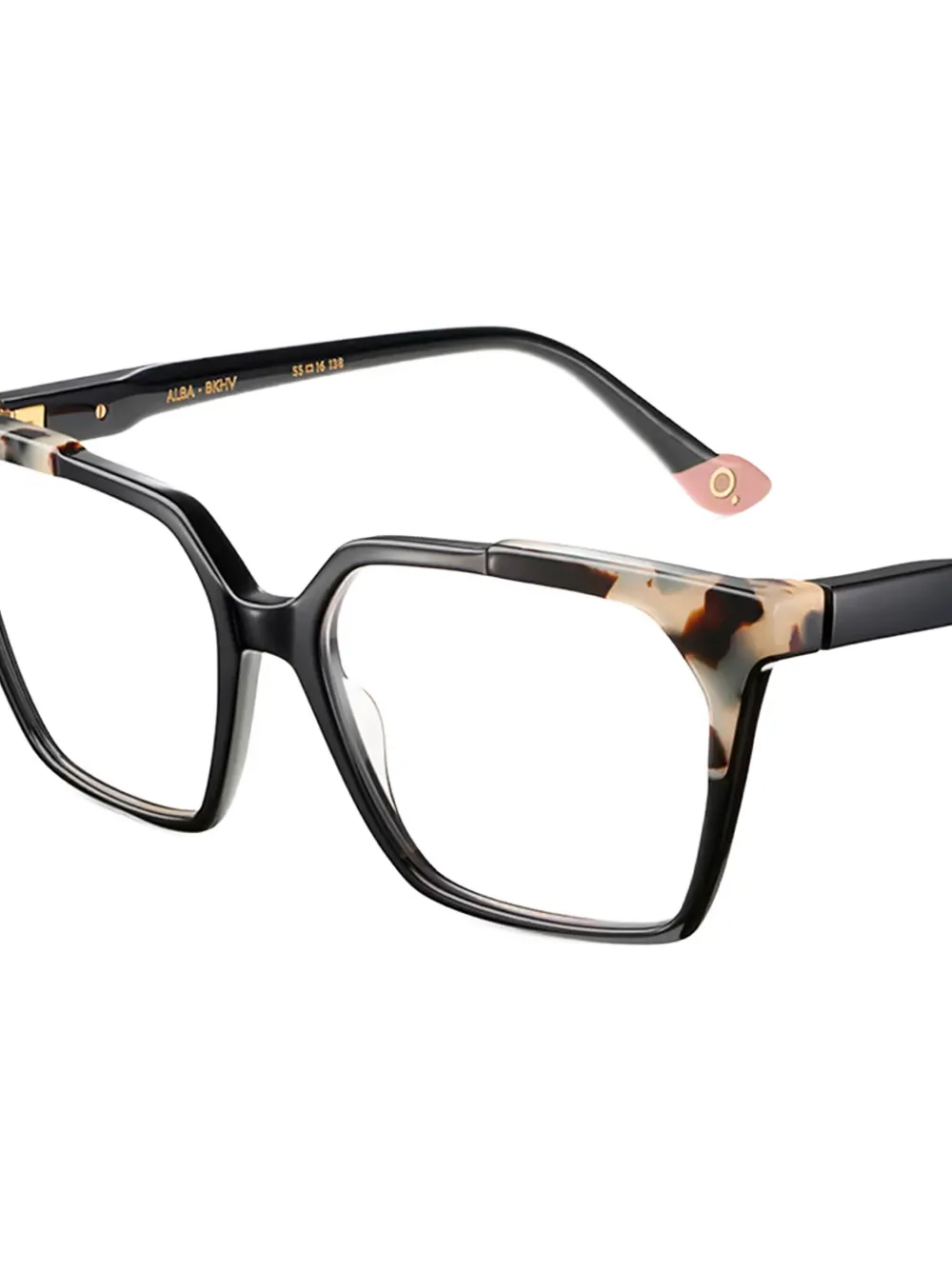 Etnia Barcelona Bril met geometrisch montuur Zwart
