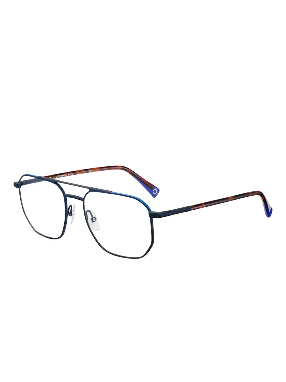 Etnia Barcelona Bril met geometrisch montuur Blauw