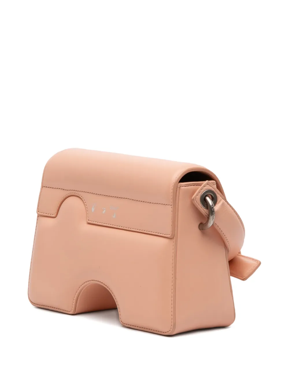 OFF-WHITE Pre-owned 2021-2025 Leather Burrow 22 Crossbody Bag In Brown