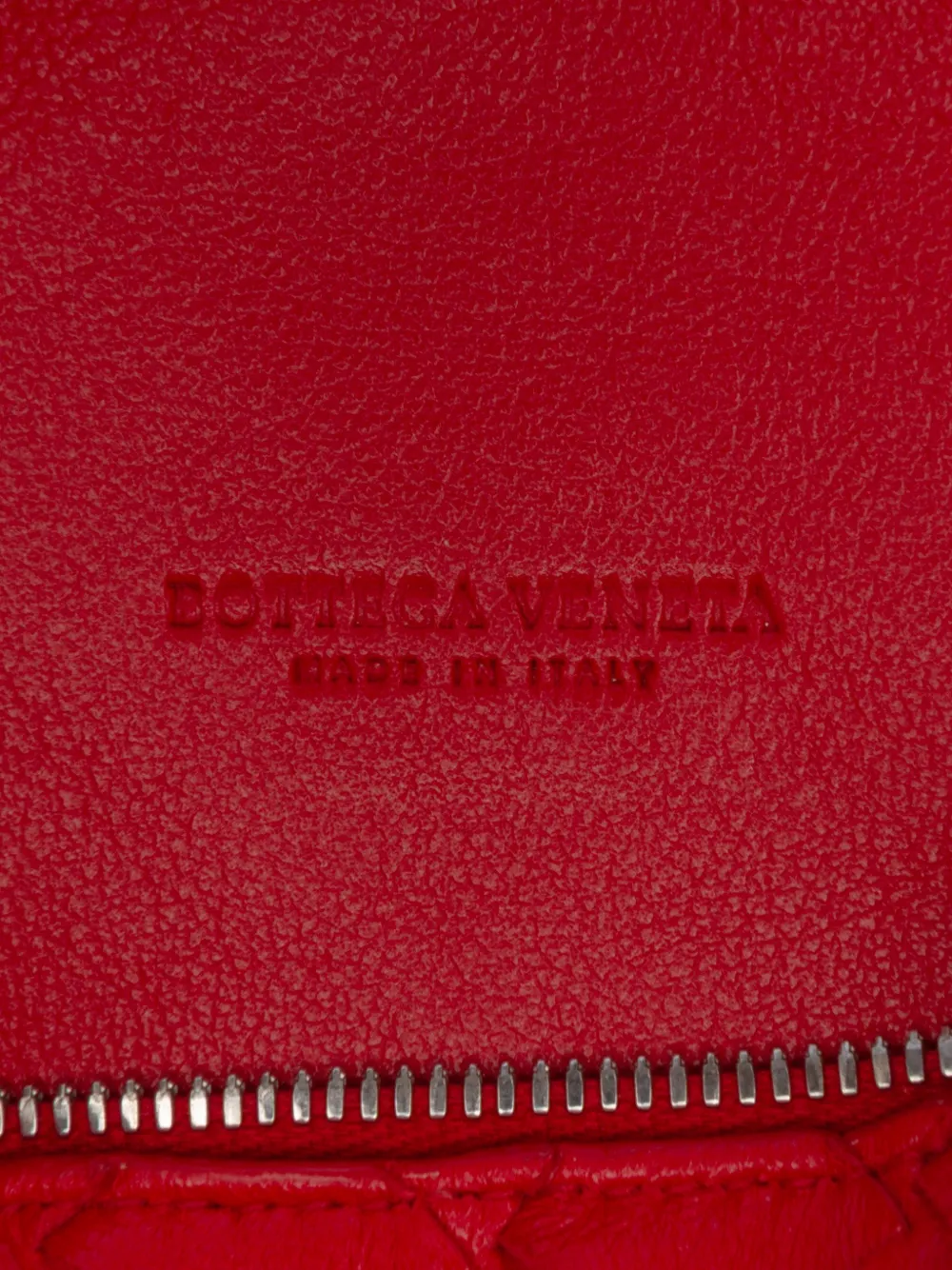 BOTTEGA VENETA Pre-owned 2012-2025 Mini Nappa Intrecciato Crossbody Bag In Red