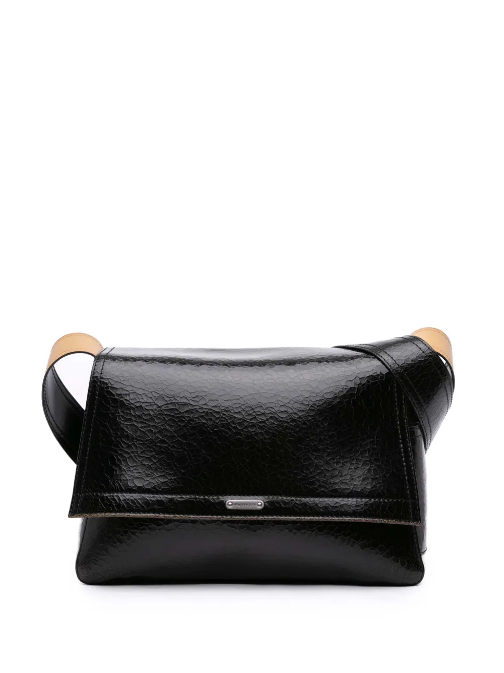 Alexander McQueen Pre-Owned 2023-2025 Crackled Leather Slouch Alexander McQueen Pre-Owned 2023-2025 Crackled Leather Slouch