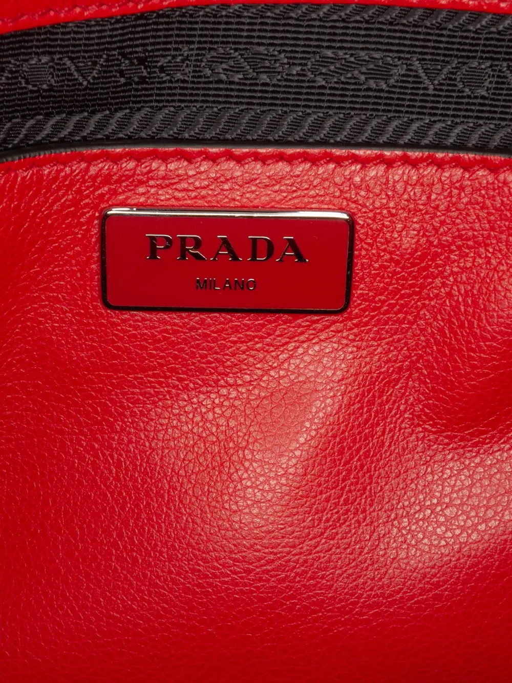 PRADA Pre-owned 2000-2025 Glace Calf Ponyhair Twin Pocket Satchel In Black