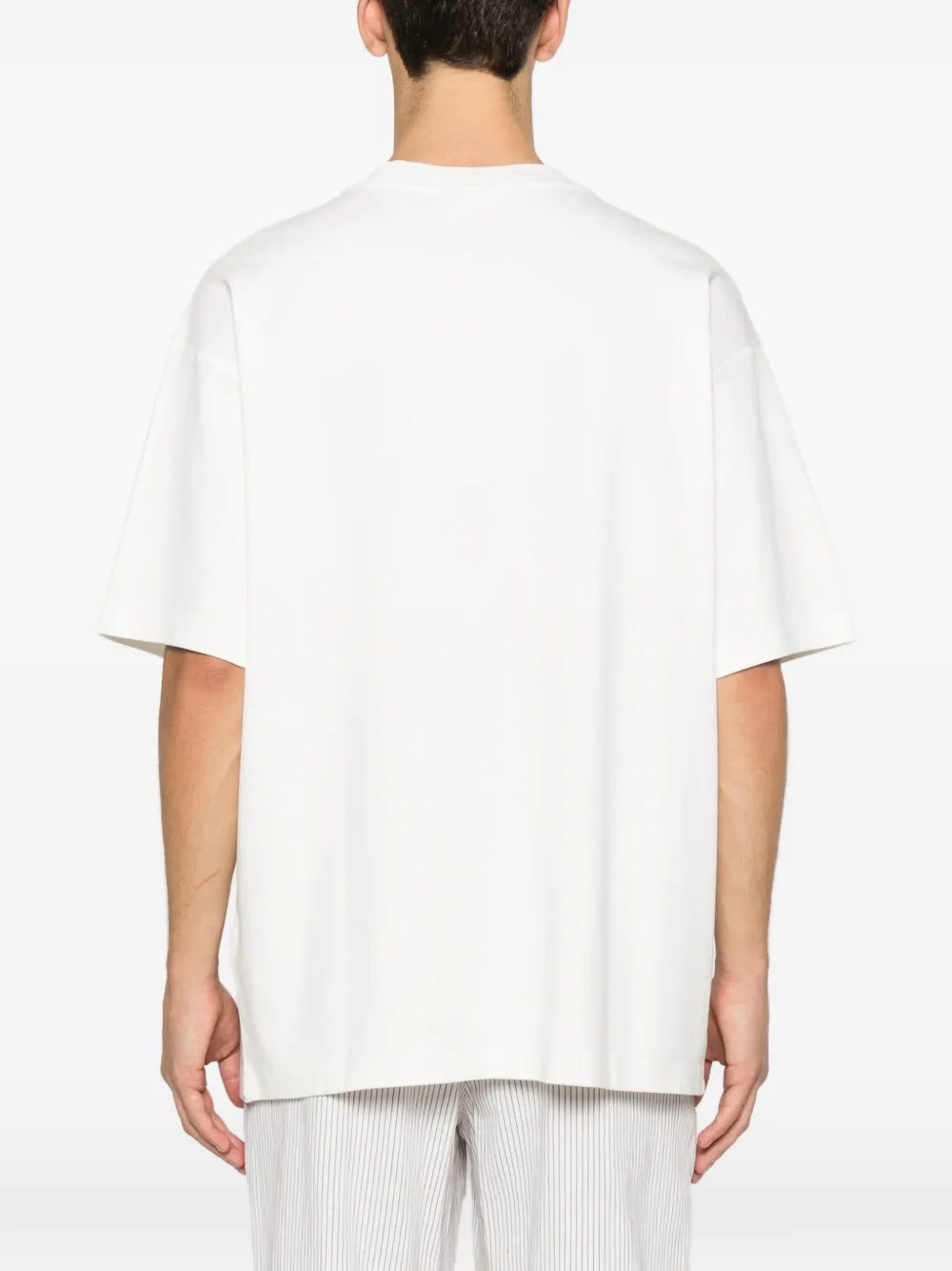 Drôle De Monsieur cocktail graphic print T-shirt Wit